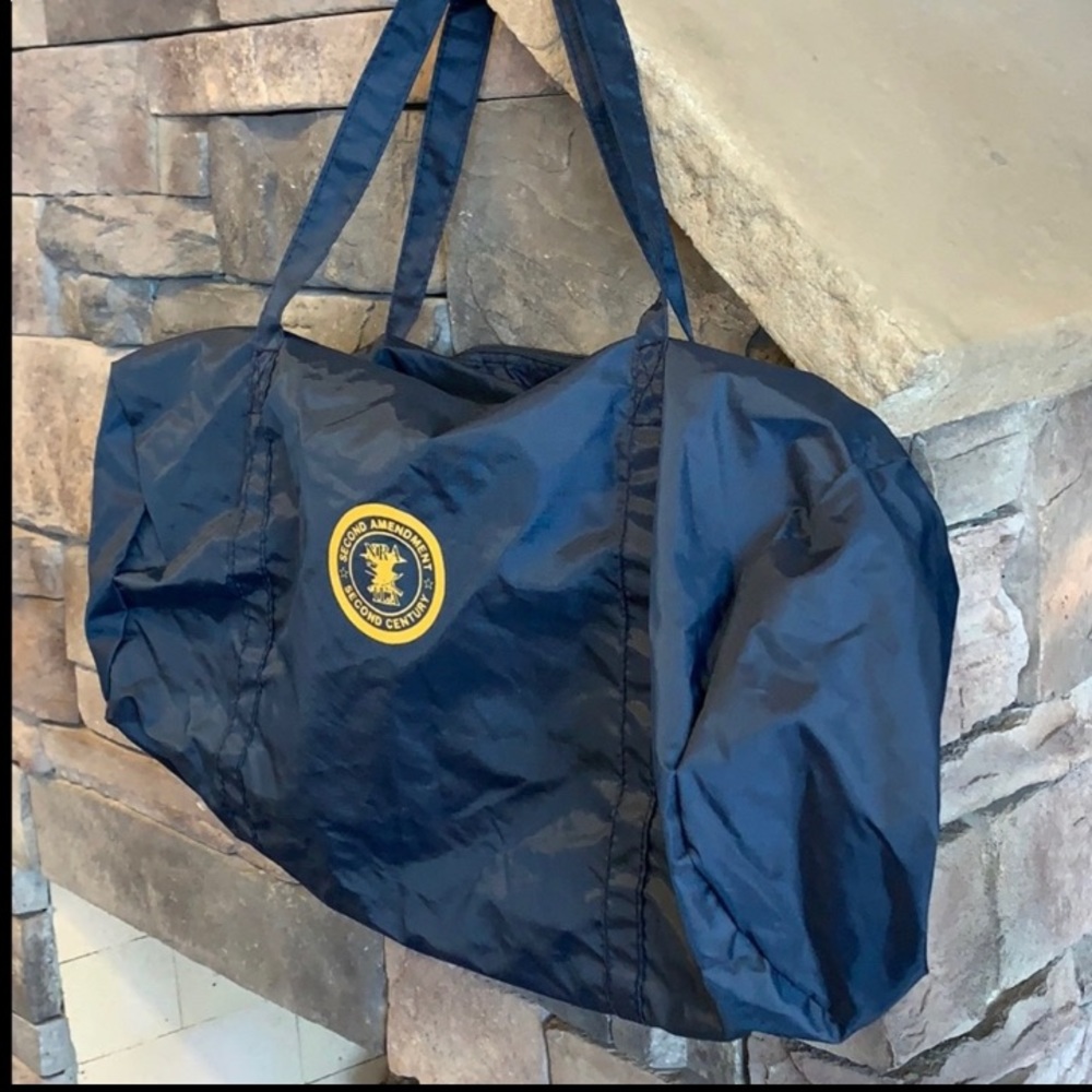 NRA | ILA Second Amendment Second Century | Blue & Yellow Zipper Duffle Bag Tote - Picture 3 of 7